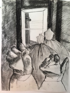 Two Gloves Two Mannequins